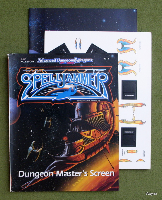 Dungeon Master's Screen (Advanced Dungeons & Dragons/Spelljammer, SJR3 ...