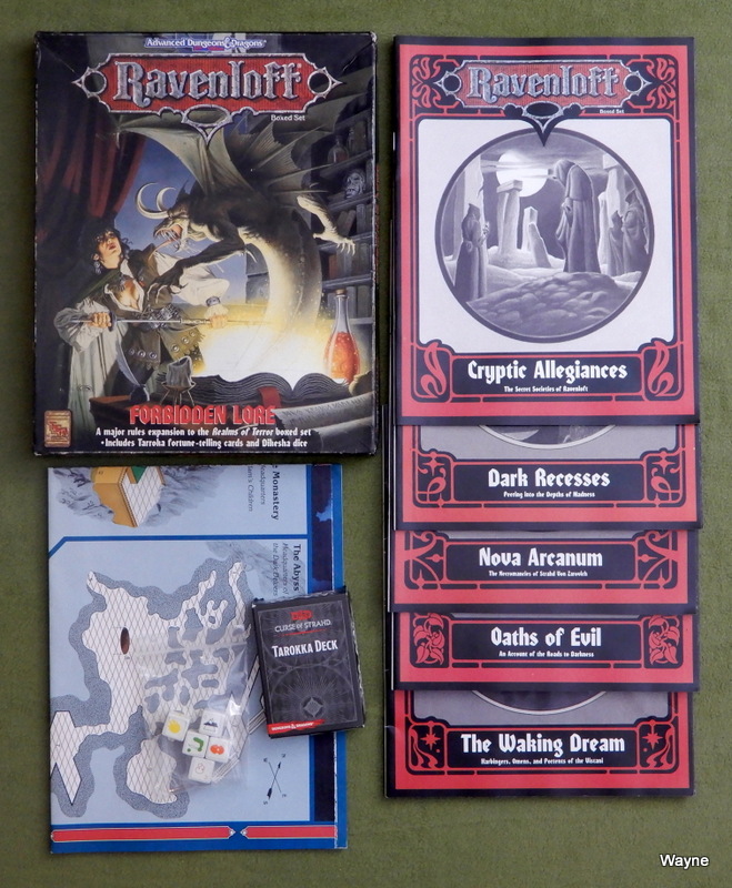 Forbidden Lore (Advanced Dungeons & Dragons: Ravenloft) - PLAY SET