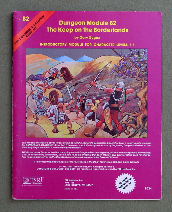 The Keep On The Borderlands (Dungeons & Dragons Module B2)