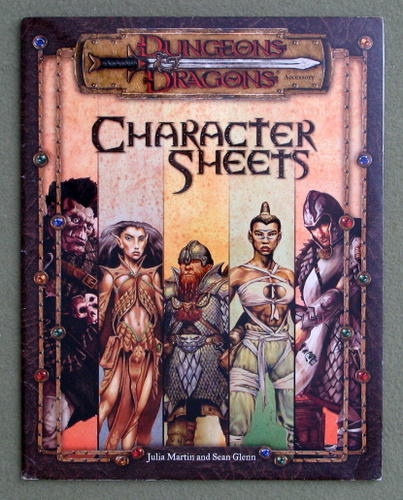 Permanent Character Folder & Adventure Records (Advanced Dungeons ...